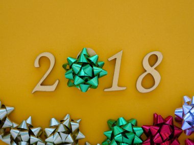 Yeni yıl 2018 afiş