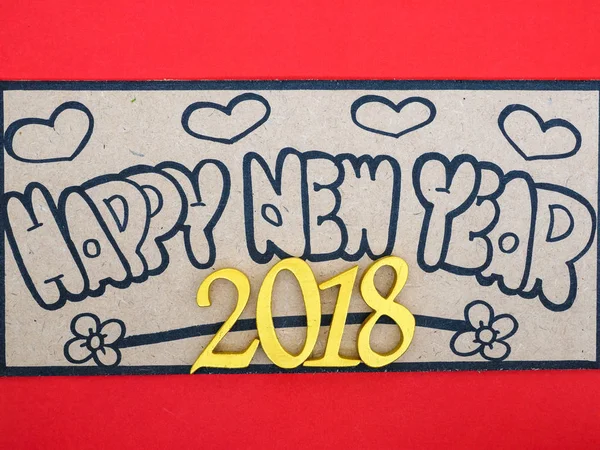 Año Nuevo 2018 Banner — Foto de Stock