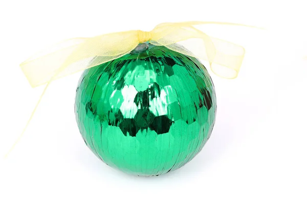 Bola de Natal verde — Fotografia de Stock