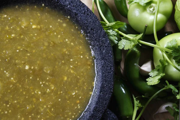 Mexican Salsa verde — Stock Photo, Image