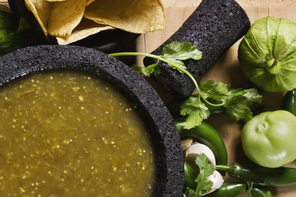 Mexican Salsa verde — Stock Photo, Image