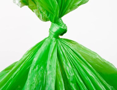 yeşil çöp torbası