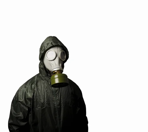 Gas mask on white — Stock Photo, Image