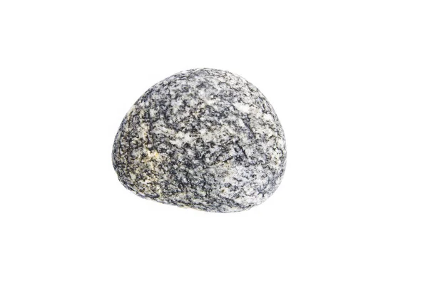 Wet sea stone isolated on white background — Stock Photo, Image