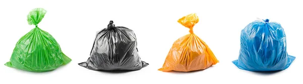 Коллаж мешков для мусора — стоковое фото