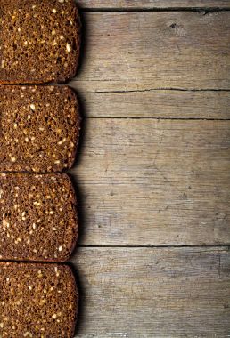 bütün tahıl brown ekmek.