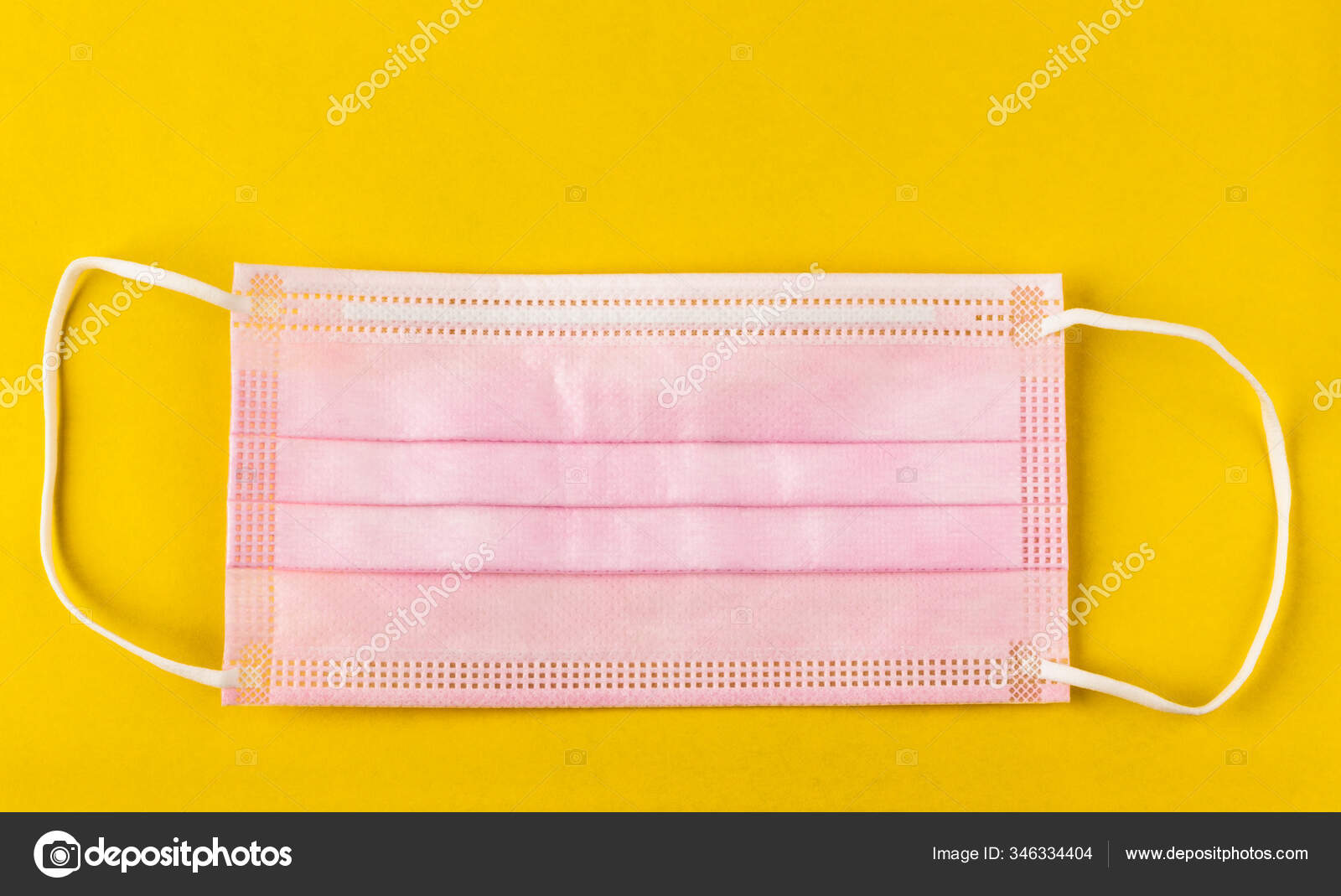 Download Medical Protective Mask Yellow Background Surgical Face Mask Chinese Coronavirus Stock Photo C Maurus 346334404 PSD Mockup Templates