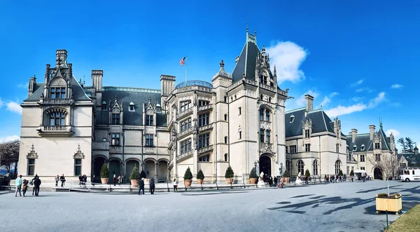 The front of the beautiful Biltmore House Stock Image