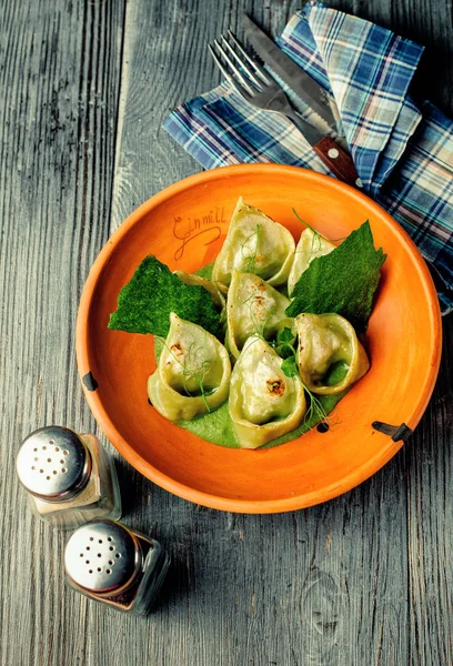 Russian Hot Food Lunch — Stock Photo, Image