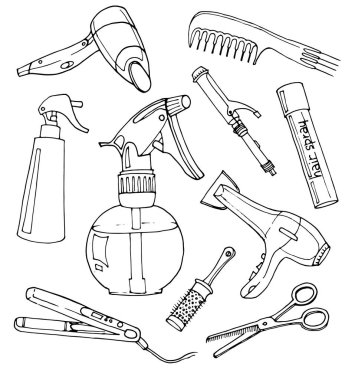 Kuaför nesneleri kümesi