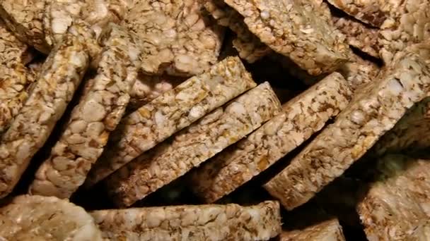 Kızarmış buğday tahıl-kalıptan çekilmiş — Stok video