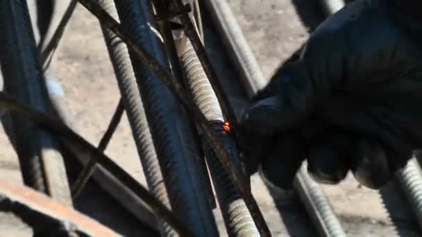 金属切割气焊机 — 图库视频影像
