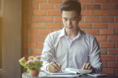 Yönetici iş adam Mali Müfettiş ve sekreter mak