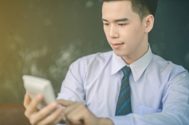 Yönetici iş adam Mali Müfettiş ve sekreter mak