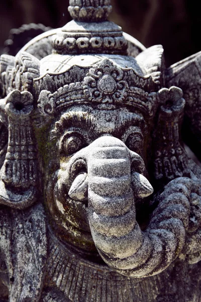 Patung Setan Batu Bali Tradisional Bali Indonesia — Stok Foto