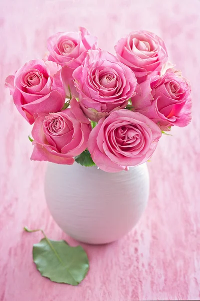 Hermosas rosas frescas flores — Foto de Stock