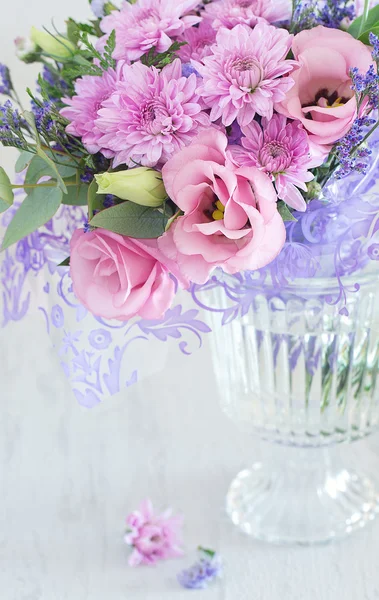 Bando de flores encantadoras — Fotografia de Stock