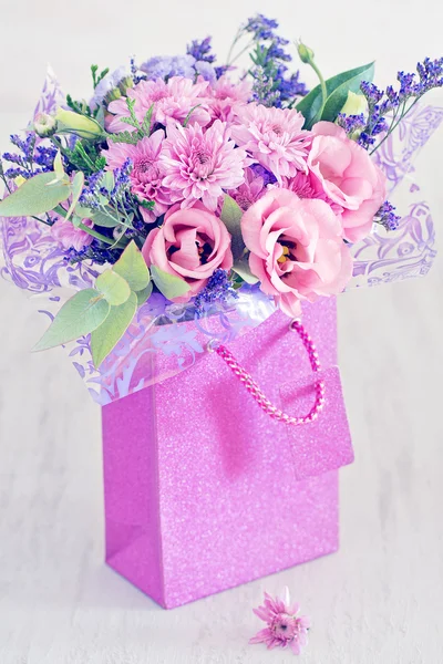 Bando de flores encantadoras — Fotografia de Stock