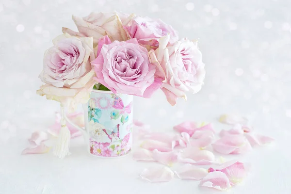 Bando de flores encantadoras  . — Fotografia de Stock
