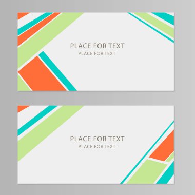 Soyut çizgili kaydırıcıları set