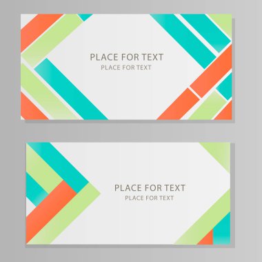 Soyut çizgili kaydırıcıları set