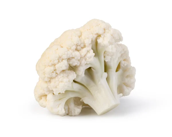 Coliflor aislada sobre fondo blanco — Foto de Stock