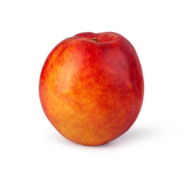 Nectarine vruchten geïsoleerd op witte achtergrond — Stockfoto