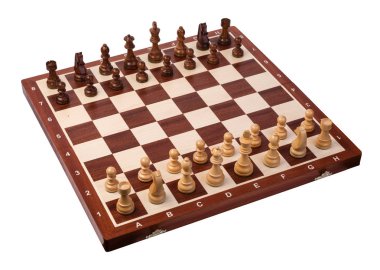 Ahşap Satranç taşları