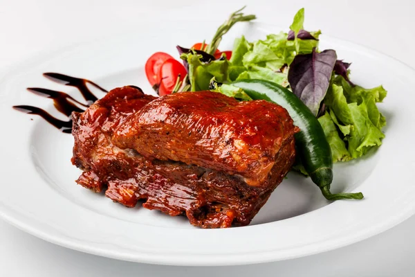 Costillas de cerdo asadas —  Fotos de Stock