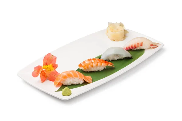 Nigiri sushi set — Stockfoto