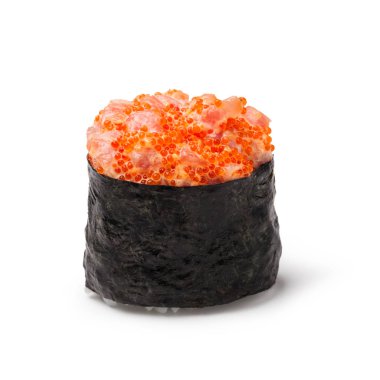 Beyaz bir arka planda Gunkan susi