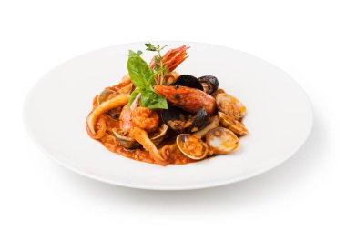 Deniz ürünleri ile pirinç