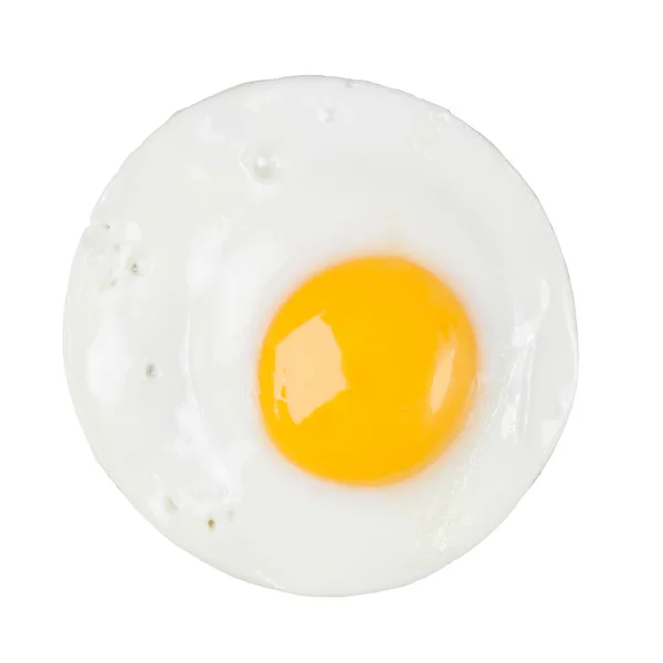 Fried egg isolated on white background. — Stock Photo, Image