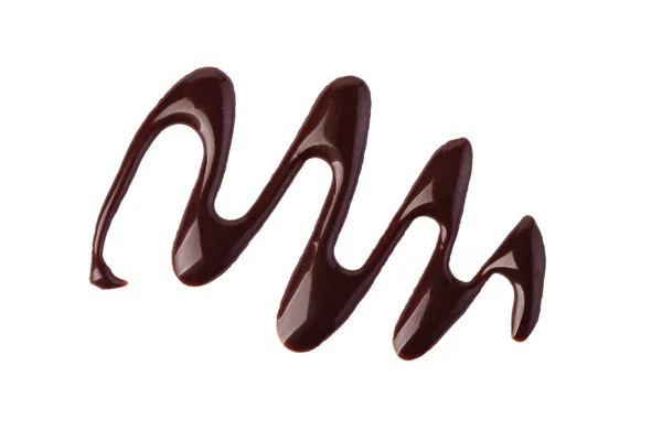 Édes csokoládé öntettel — Stock Fotó