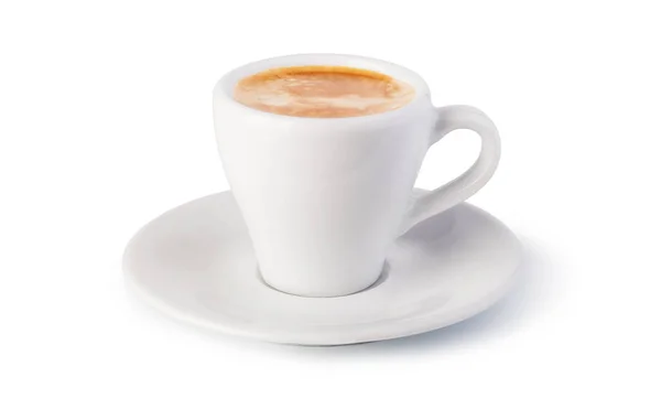 Kopje koffie op witte achtergrond — Stockfoto