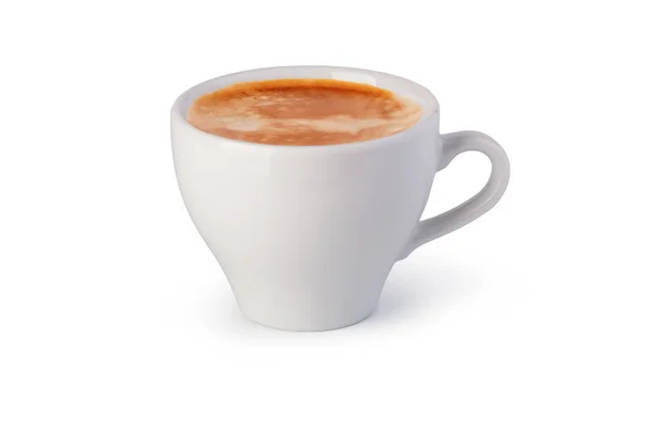 Kopje koffie op witte achtergrond — Stockfoto