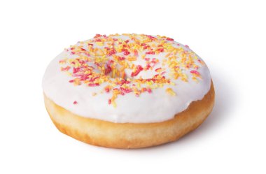 Çörekler beyaz arkaplanda izole edilmiş