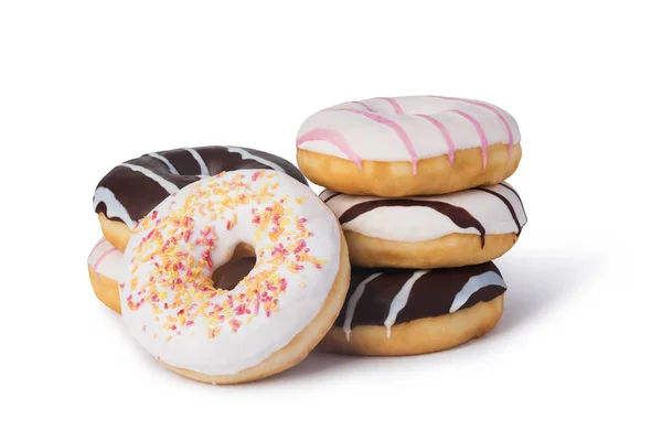 Donuts isolés sur fond blanc — Photo