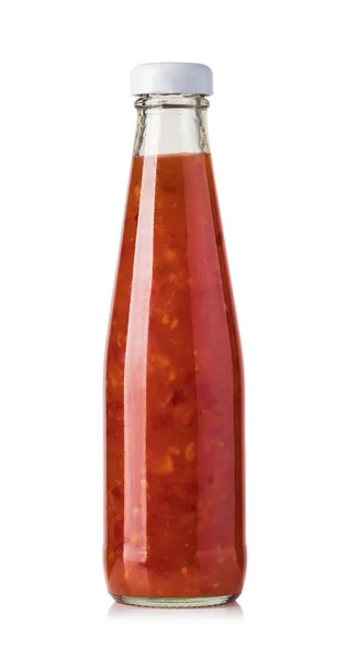 Tatlı ekşi sos şişeleri — Stok fotoğraf