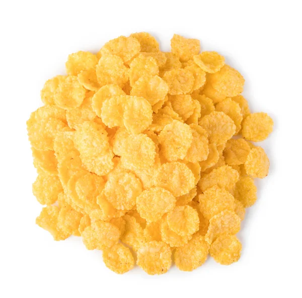 Cornflakes isoliert auf weißem Hintergrund — Stockfoto