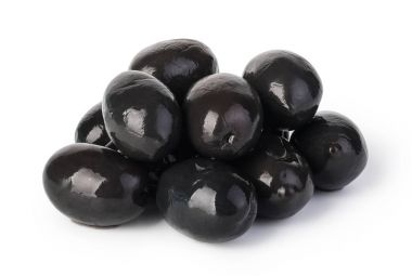 Beyaz arkaplanda zeytin