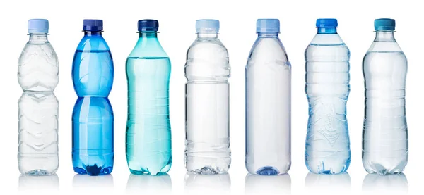 Collection of water bottles — Stock Photo, Image