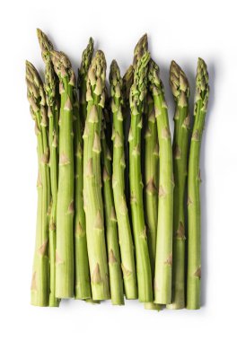 beyaz zemin üzerinde kuşkonmaz