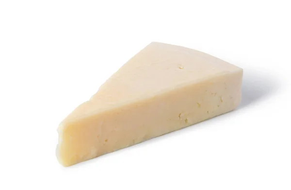 Beyaz arkaplanda peynir — Stok fotoğraf