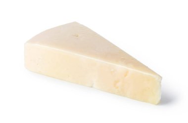 Beyaz arkaplanda peynir