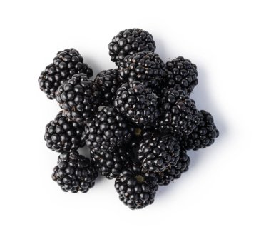 Blackberry beyaz arkaplanda izole edildi