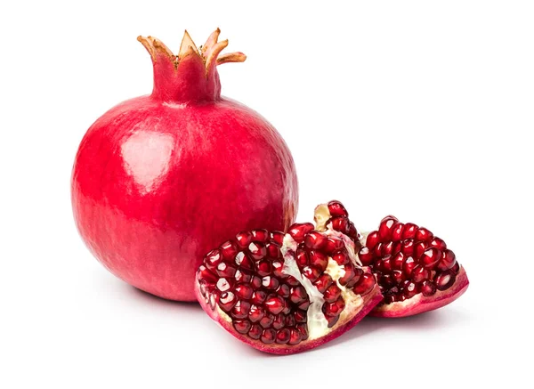 Pomegranate isolated on white background — Stock Photo, Image