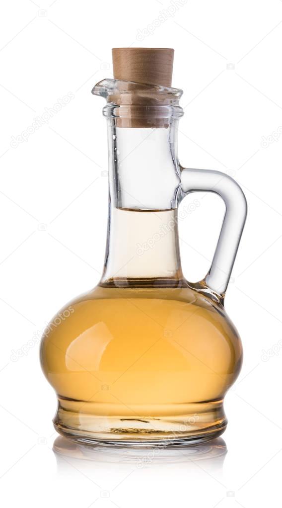 vinegar isolated on the white background