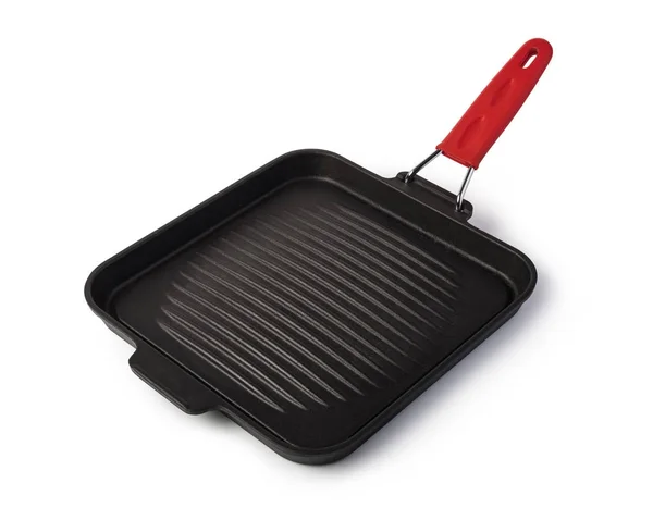 Iron grill pan — Stock Photo, Image