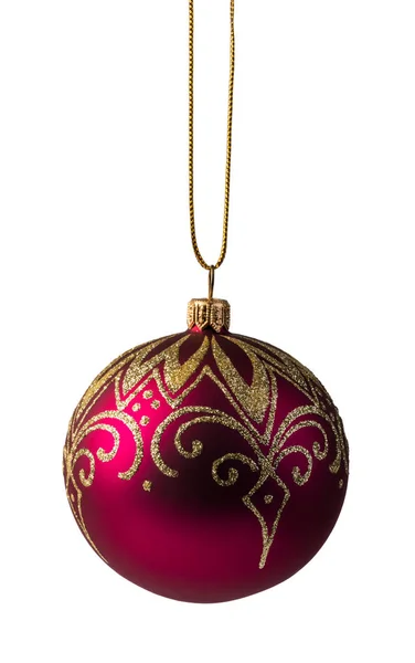 Boże Narodzenie czerwony bal — Zdjęcie stockowe